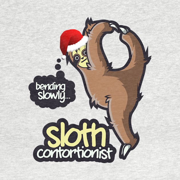 Contortionist Shirt Funny Sloth Bending Yoga Christmas Gift by TellingTales